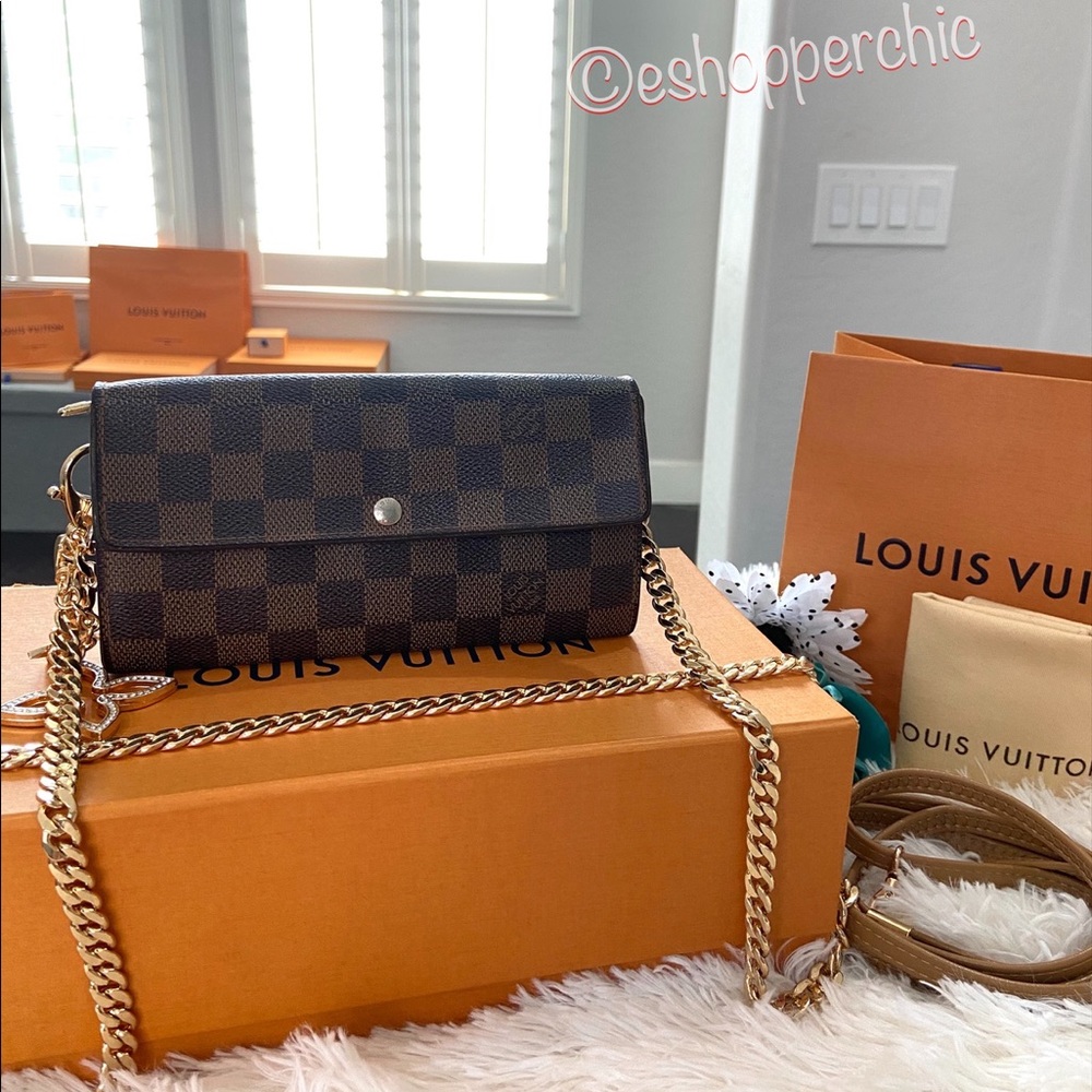 ❤️Auth LV Damier Ebene Sarah Small Crossbody Bag❤️